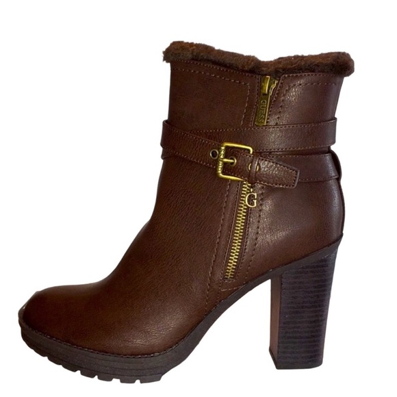 Guess Boots Size 9M in Dark Brown NWT - Picture 4 of 11